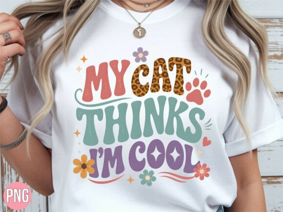 Cool Cat Lover Shirt T-shirt PNG: A Designer's Asset