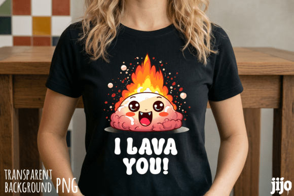 Lava Love Cute Valentine PNG: Design That Sparks Joy
