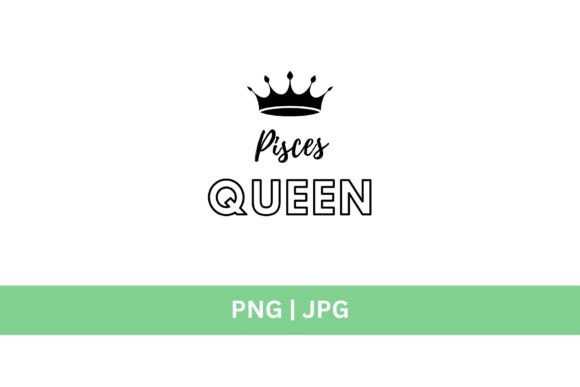 Pisces Queen Graphic: A Modern Design Asset