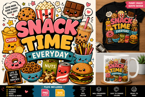 Snack Time Everyday: Typography for Modern Design